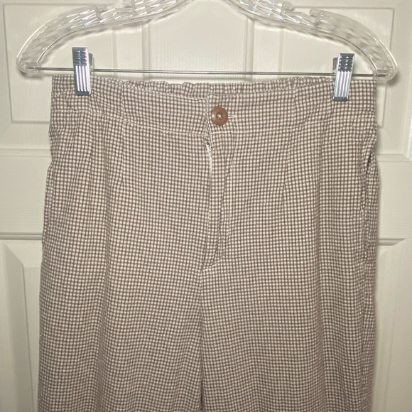 Free People Brown and White Chinos Size M - Picture 3 of 4